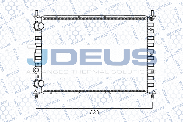 M0110540 JDEUS Радиатор, охлаждение двигателя