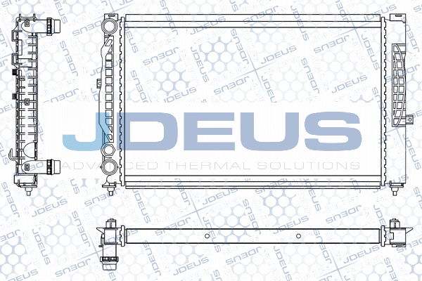 M0010160 JDEUS Радиатор, охлаждение двигателя