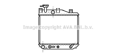 DU2012 AVA QUALITY COOLING Радиатор, охлаждение двигателя