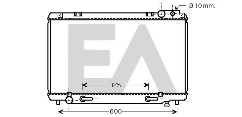 31R71177 EACLIMA Радиатор, охлаждение двигателя