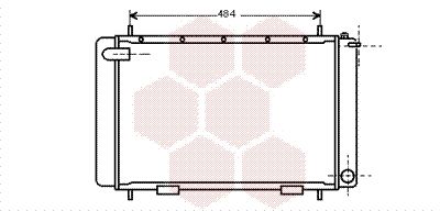 02002063 VAN WEZEL Радиатор, охлаждение двигателя