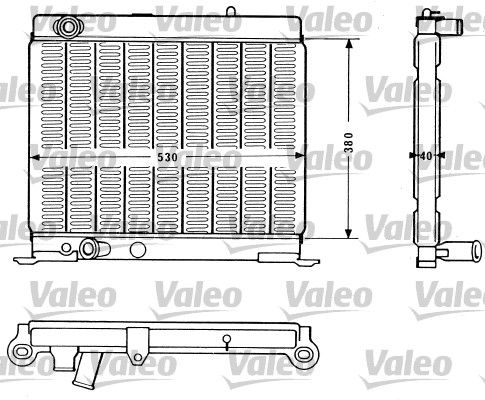 810871 VALEO Радиатор, охлаждение двигателя