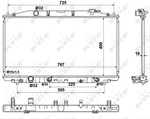 WG1722776 WILMINK GROUP Радиатор, охлаждение двигателя