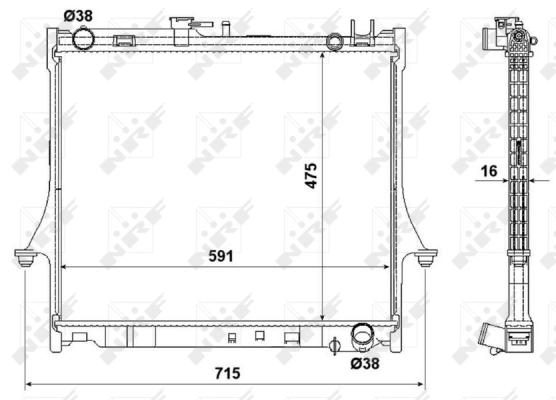 WG1722406 WILMINK GROUP Радиатор, охлаждение двигателя