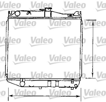 731118 VALEO Радиатор, охлаждение двигателя