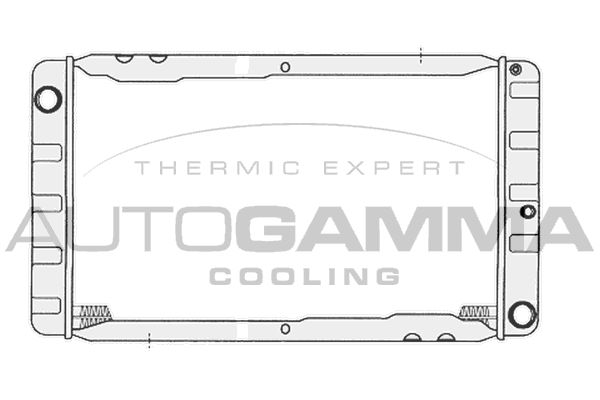 104199 AUTOGAMMA Радиатор, охлаждение двигателя