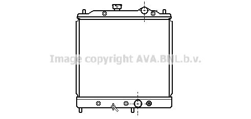 MT2068 AVA QUALITY COOLING Радиатор, охлаждение двигателя