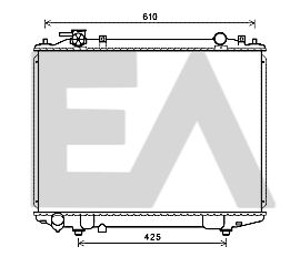 31R52114 EACLIMA Радиатор, охлаждение двигателя