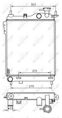 WG1722241 WILMINK GROUP Радиатор, охлаждение двигателя