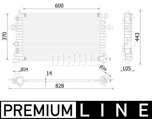 WG2183188 WILMINK GROUP Радиатор, охлаждение двигателя