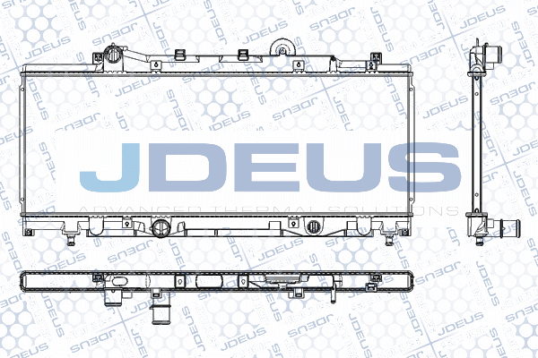 RA0110330 JDEUS Радиатор, охлаждение двигателя