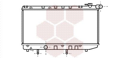 53002125 VAN WEZEL Радиатор, охлаждение двигателя