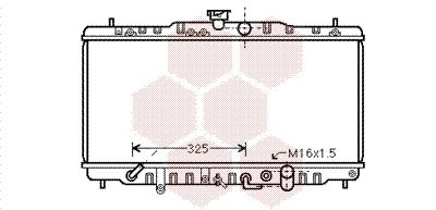 25002063 VAN WEZEL Радиатор, охлаждение двигателя