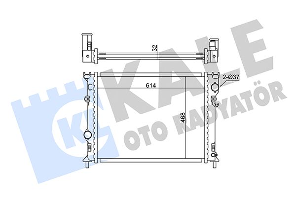 341940 KALE OTO RADYATÖR Радиатор, охлаждение двигателя