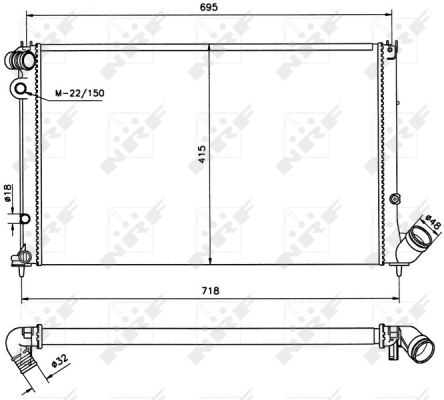 WG1723109 WILMINK GROUP Радиатор, охлаждение двигателя