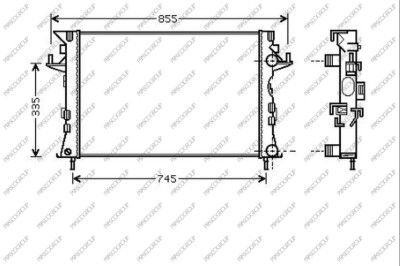 RN085R002 PRASCO Радиатор, охлаждение двигателя