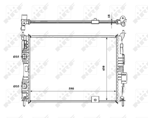 WG1722651 WILMINK GROUP Радиатор, охлаждение двигателя