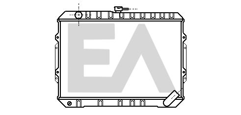 31R51017 EACLIMA Радиатор, охлаждение двигателя