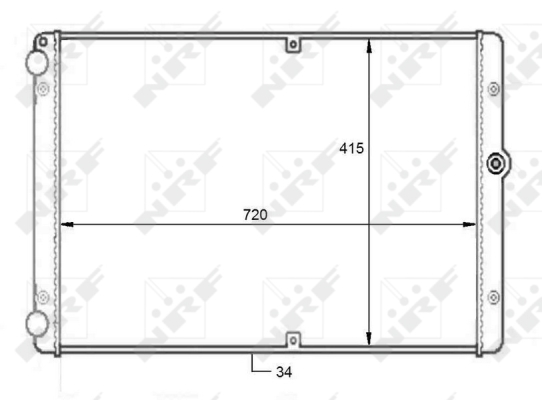 WG1723627 WILMINK GROUP Радиатор, охлаждение двигателя