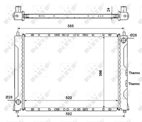 WG1722954 WILMINK GROUP Радиатор, охлаждение двигателя