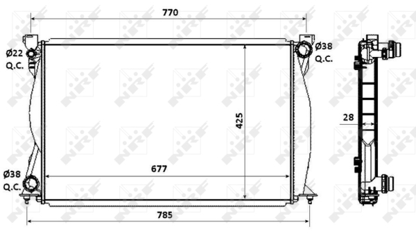 WG1723317 WILMINK GROUP Радиатор, охлаждение двигателя