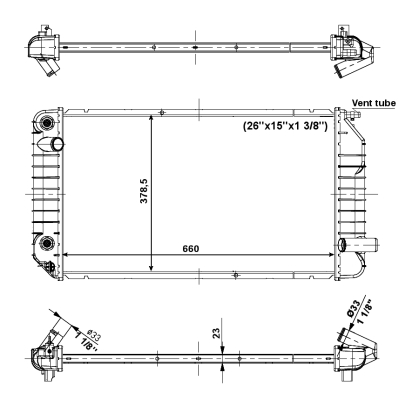 WG1722968 WILMINK GROUP Радиатор, охлаждение двигателя