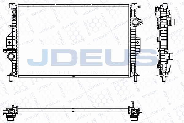 M0310560 JDEUS Радиатор, охлаждение двигателя