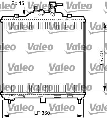 735499 VALEO Радиатор, охлаждение двигателя