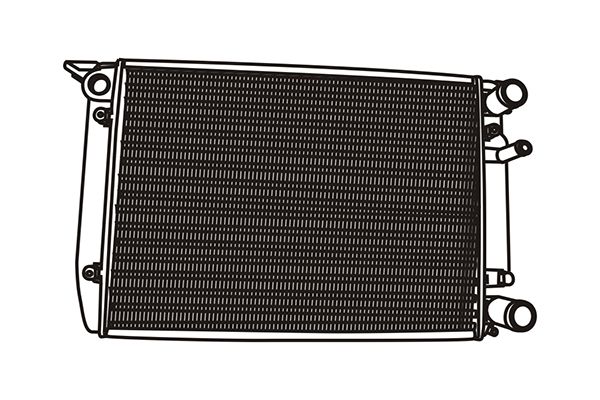 120503 WXQP Радиатор, охлаждение двигателя