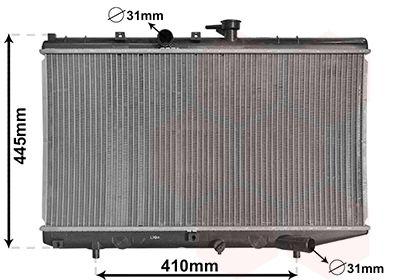 83002050 VAN WEZEL Радиатор, охлаждение двигателя