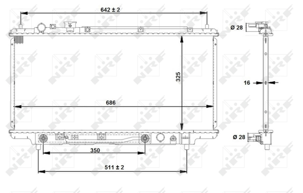 WG1722385 WILMINK GROUP Радиатор, охлаждение двигателя