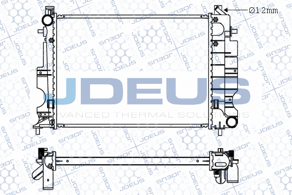 M0240170 JDEUS Радиатор, охлаждение двигателя