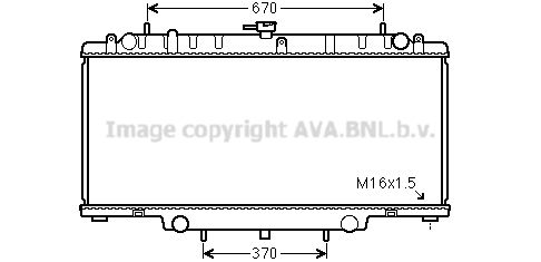 DNA2394 PRASCO Радиатор, охлаждение двигателя