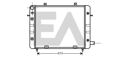 31R54053 EACLIMA Радиатор, охлаждение двигателя