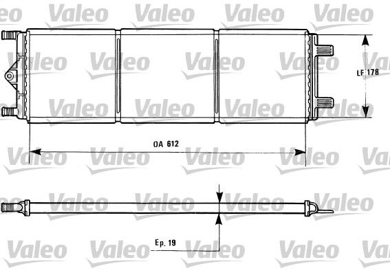 816868 VALEO Радиатор, охлаждение двигателя