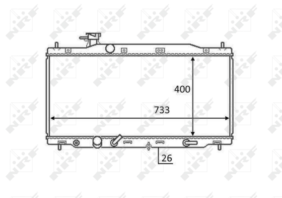 WG1723406 WILMINK GROUP Радиатор, охлаждение двигателя