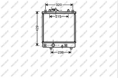 OP304R002 PRASCO Радиатор, охлаждение двигателя