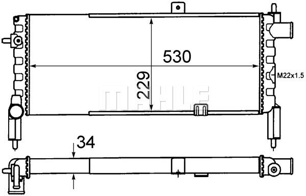 WG2183615 WILMINK GROUP Радиатор, охлаждение двигателя