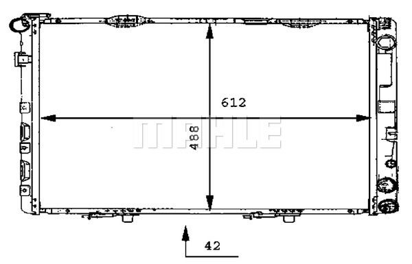 WG2183405 WILMINK GROUP Радиатор, охлаждение двигателя