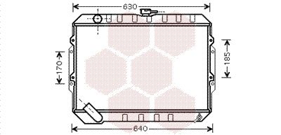 82002133 VAN WEZEL Радиатор, охлаждение двигателя