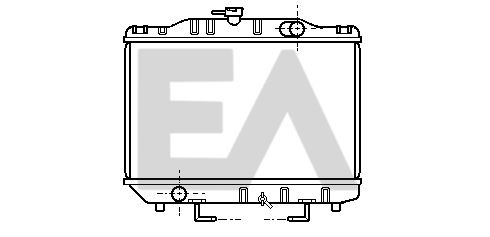 31R71026 EACLIMA Радиатор, охлаждение двигателя