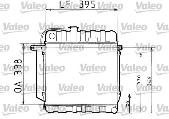 819204 VALEO Радиатор, охлаждение двигателя