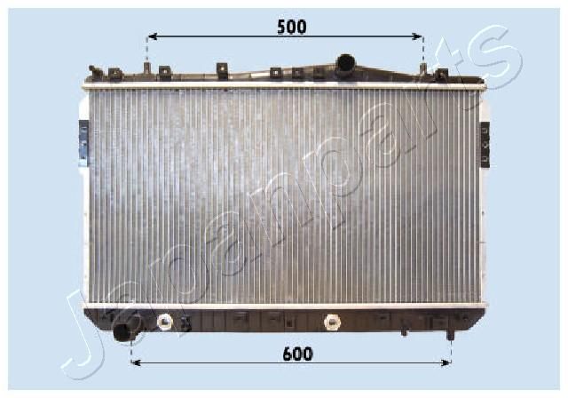 RDA313021 JAPANPARTS Радиатор, охлаждение двигателя