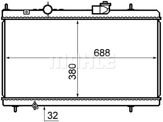 WG2184009 WILMINK GROUP Радиатор, охлаждение двигателя