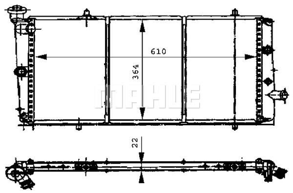 WG2183617 WILMINK GROUP Радиатор, охлаждение двигателя