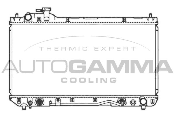 107189 AUTOGAMMA Радиатор, охлаждение двигателя