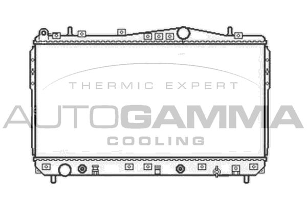 104056 AUTOGAMMA Радиатор, охлаждение двигателя