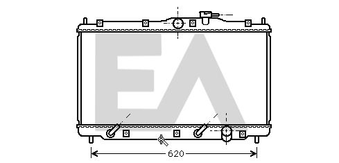 31R26112 EACLIMA Радиатор, охлаждение двигателя