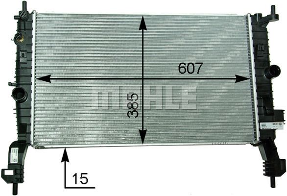 WG2183122 WILMINK GROUP Радиатор, охлаждение двигателя