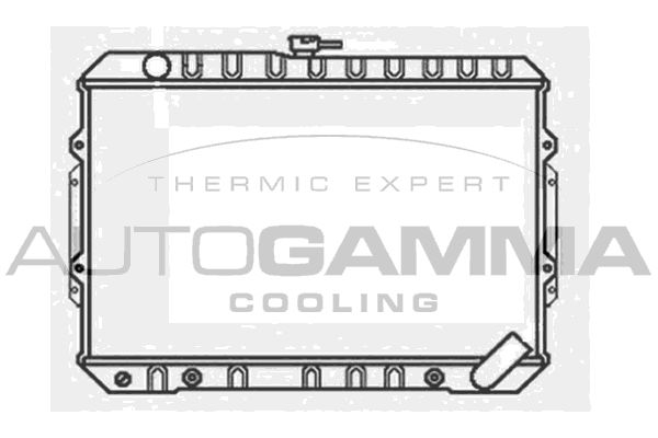 100594 AUTOGAMMA Радиатор, охлаждение двигателя